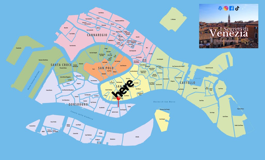 cà dario il palazzo maledetto - mappa