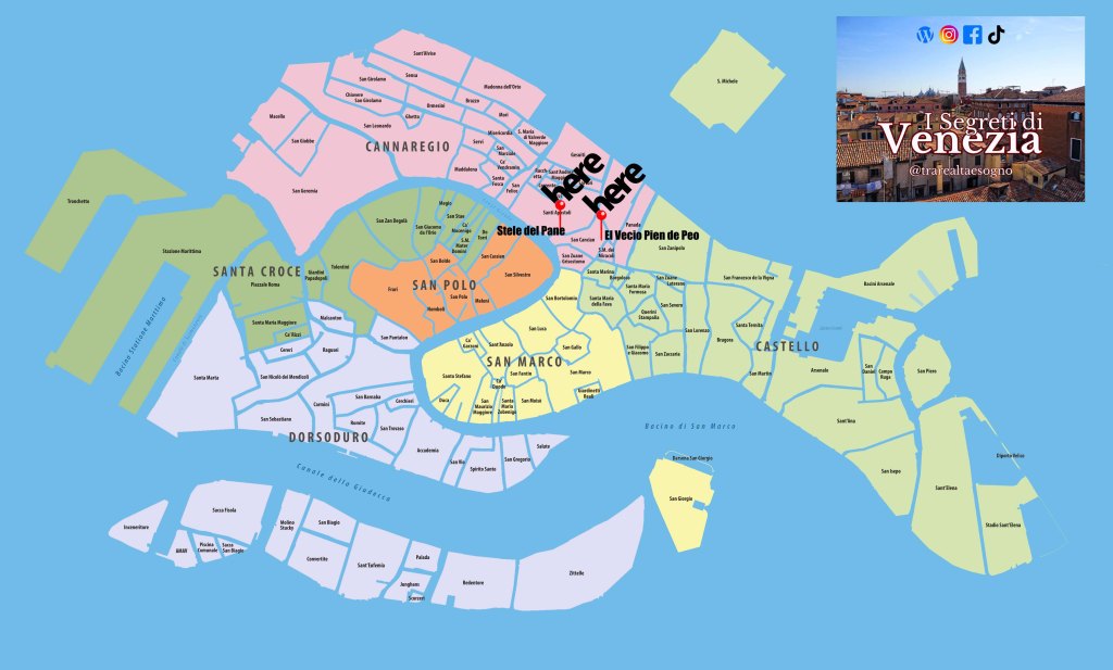 I Segreti di Venezia: El Vecio pien de pelo e la Stele del Pane, storie (quasi) dimenticate