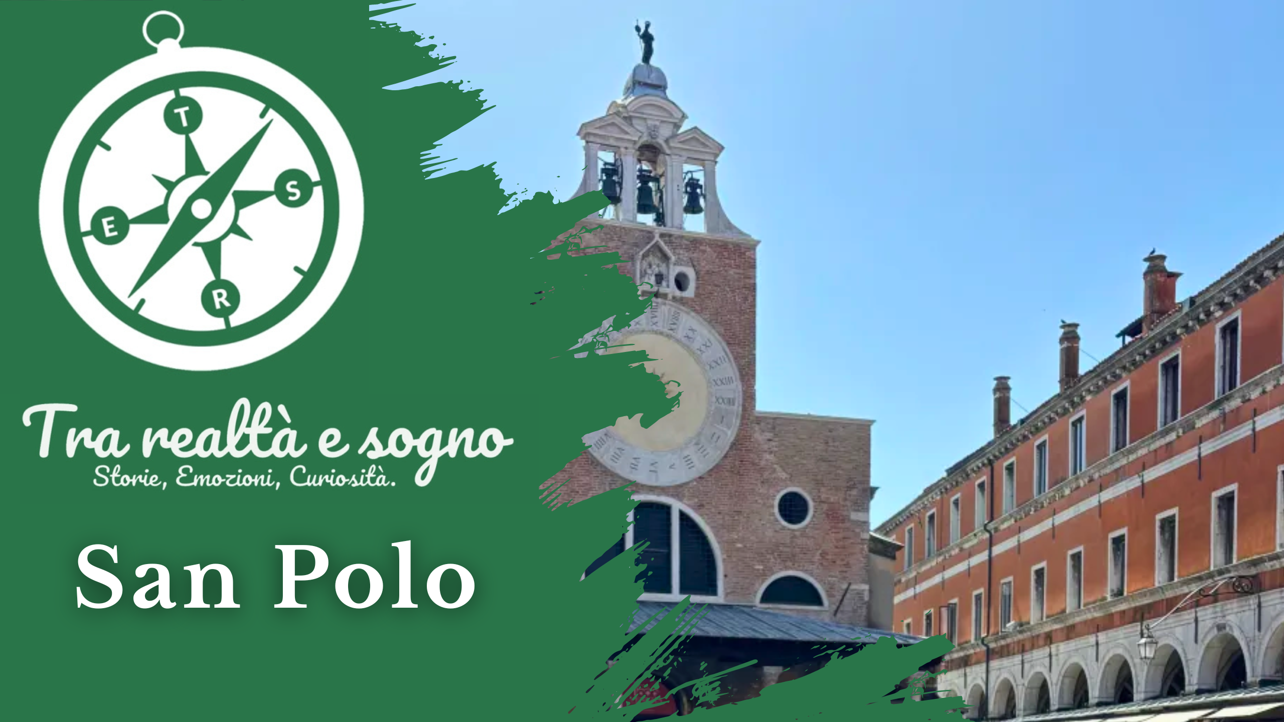 Campo con torre campanile e mercati antichi - I Segreti di San Polo, cuore commerciale di Venezia